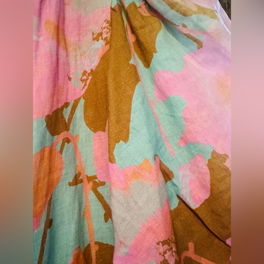 NWT Lanhtropy Floral Puff Sleeve Dress! SZ Small - Picture 3 of 8
